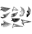 bird wings vector image