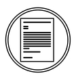 isolated piece of paper design vector image