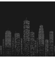 city skyscraper pattern vector image