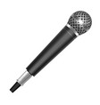 karaoke or music mic sign radio audio vector image vector image