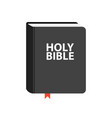 holy bible book icon flat vector image vector image