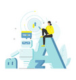 ai chatbot translator vector image