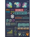 business infographic elements graph icon vector image vector image