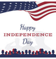 celebrate happy 4th of july - independence day vector image