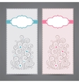 wedding invitation vector image