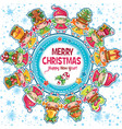xmas girls vector image vector image