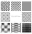 set of seamless patterns vector image