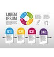 infographic plant process data information vector image vector image
