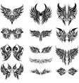 tribal tattoo element set vector image