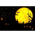 halloween background vector image