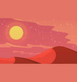 mars planet futuristic landscape with mountains vector image vector image