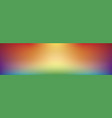 panoramic gradient rainbow background vector image