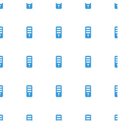 cpu icon pattern seamless white background vector image vector image