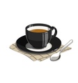 cup of coffee vector image vector image