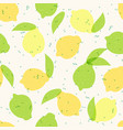 seamless summer pattern with whole yellow vector image vector image