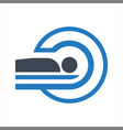 tomography icon vector image vector image