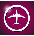 plane icon vector image