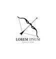 archer logo and symbol design inspiration vector image