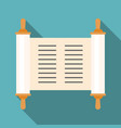 torah with long shadow vector image