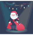 new year of a super hero santa vector image