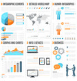 infographics set vector image