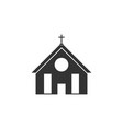 Church icon isolated on white background Vector Image