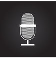 microphone icon vector image
