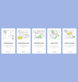 set of thin line flat design decision vector image