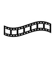 film strip at white background vector image