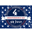 symbol american holiday independence day vector image vector image