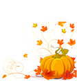 autumn place card vector image