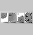 layout a4 format modern cover mockups vector image vector image