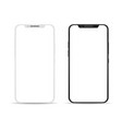 smartphone empty touch screen vector image