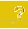 question mark icon vector image