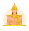 mahabharata god figure character in hindu religion vector image