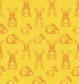 stylized rabbits vector image