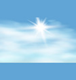 sunlight special lens flare light effect vector image vector image