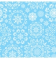 seamless snow pattern vector image