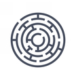 maze vector image