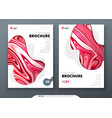 brochure template layout design corporate vector image