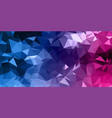 abstract low poly banner design vector image