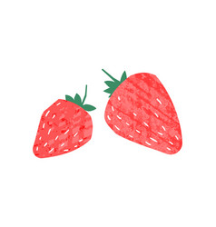 Strawberries of the triangles Royalty Free Vector Image