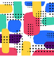 abstract handmade paint brushstrokes patterns vector image