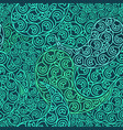 green seamless pattern eco design vector image