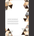 abstract geometric design background template 8 vector image