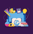 education supplies school vector image