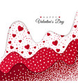 happy valentines day greeting card holiday vector image vector image