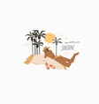hand drawn abstract stock graphic summer vector image