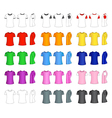 t-shirt set vector image