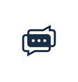 link chat logo icon design vector image